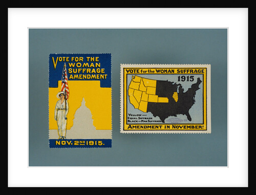 Woman Suffrage Brochure and Stamp by Anonymous