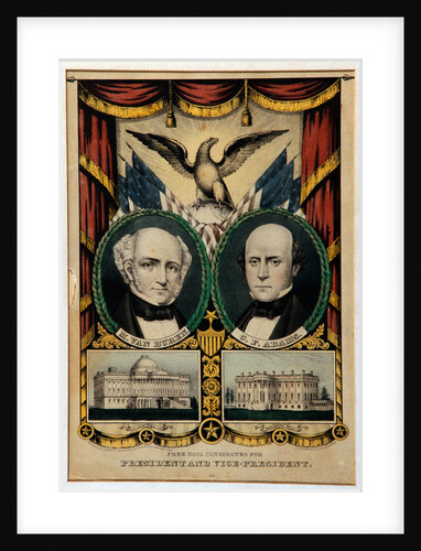Van Buren Campaign Lithograph by Anonymous