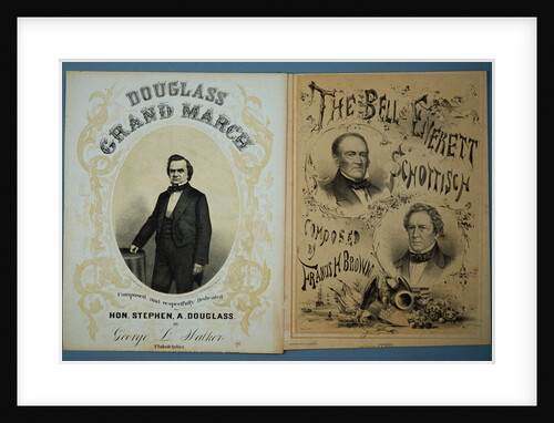 Douglas and Bell and Everett 1860 Campaign Sheet Music by Anonymous