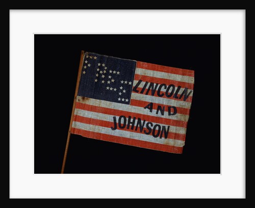 Lincoln and Johnson 1864 Campaign Banner by Anonymous