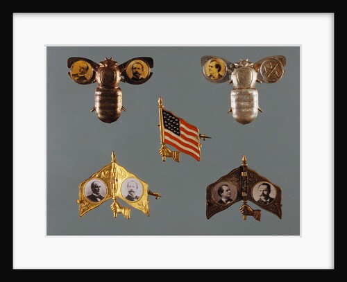 Mechanical Campaign Badges by Anonymous