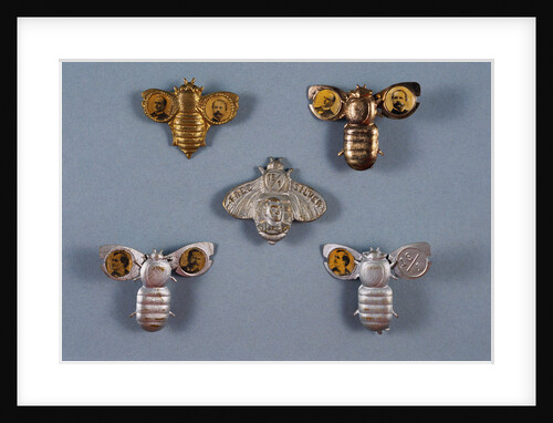 Mechanical Campaign Badges by Anonymous