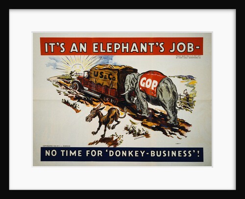 1932 Election Poster by Anonymous