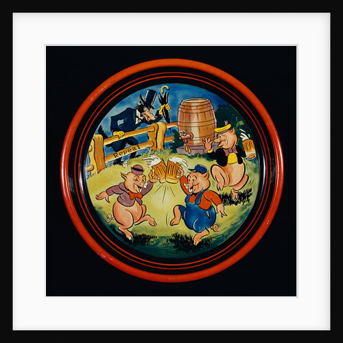 Prohibition Tin Tray by Anonymous