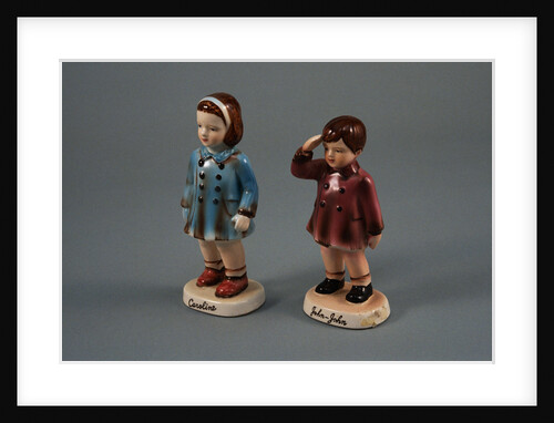 Caroline and John Kennedy, Jr., Figurines by Anonymous