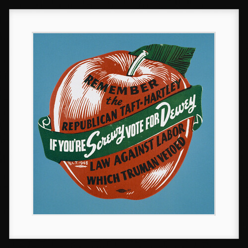 If You're Screwy Vote for Dewey Postcard by Anonymous
