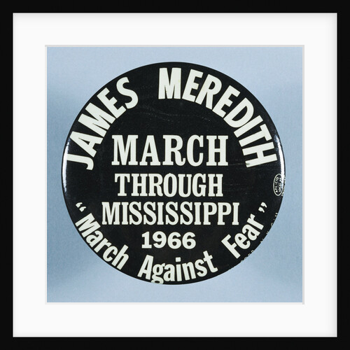 James Meredith March Button by Anonymous