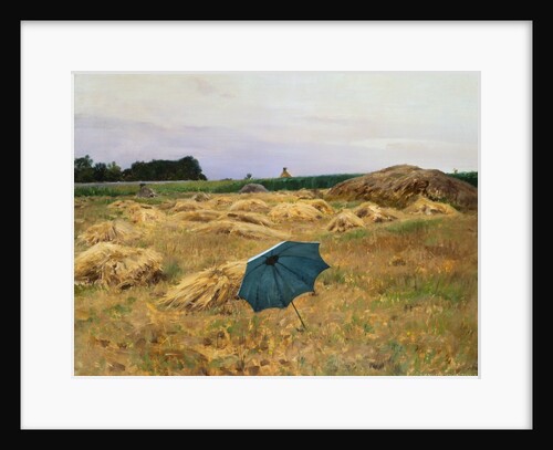 The Blue Umbrella by Charles Sprague Pearce