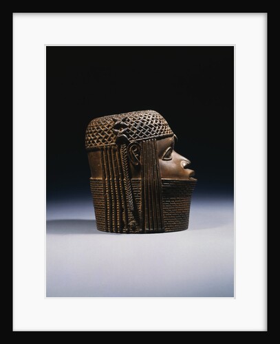 Benin, Early Middle Period Bronze Head, Uhunmwun-Elao by Anonymous