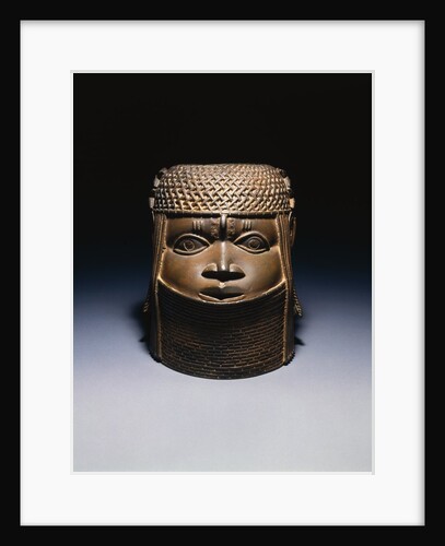 Benin, Early Middle Period Bronze Head, Uhunmwun-Elao by Anonymous