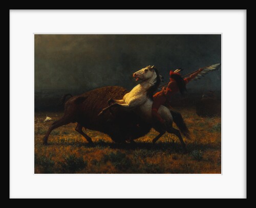 The Last of the Buffalo by Albert Bierstadt