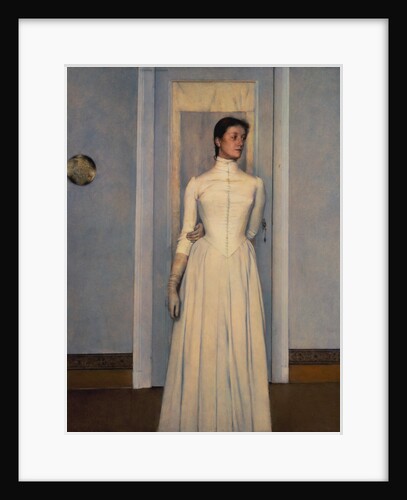 Portrait of Marguerite, the Sister of the Artist by Fernand Khnopff