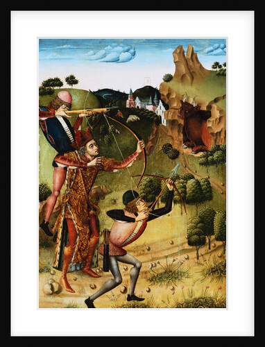 The Shooting of the Bull on Monte Gargano by the School of Fernando Gallego by Anonymous