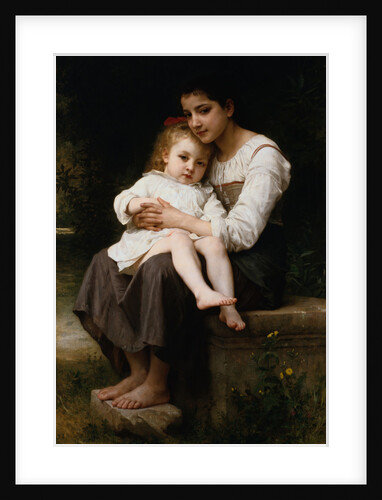 The Elder Sister by William Adolphe Bouguereau