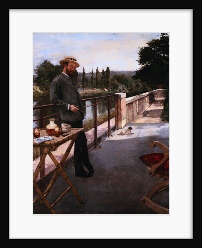 An Elegant Man on a Terrace by Henri Gervex