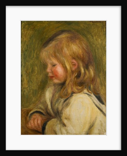 Head of a Young Girl by Pierre Auguste Renoir