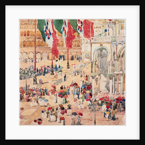 Piazza of Saint Marks by Maurice Brazil Prendergast