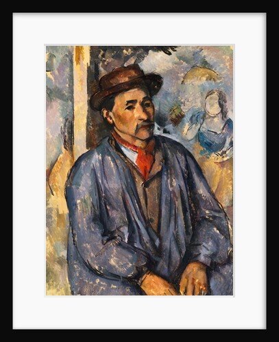 Man in a Blue Smock by Paul Cezanne