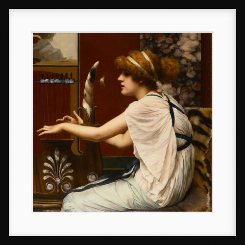 The Muse Erato at Her Lyre by John William Godward