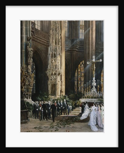 A Wedding, Jacobi Church, Nuremberg by Wilhelm Ritter