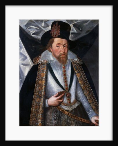 Portrait of King James I by Circle of John de Critz the Elder