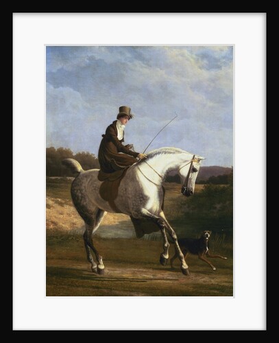 Miss Cazenove on a Grey Hunter by Jacques-Laurent Agasse