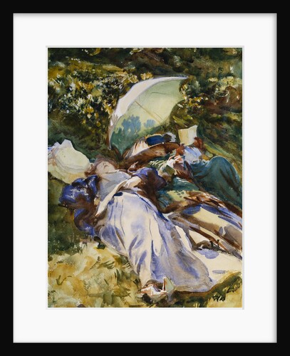 The Green Parasol by John Singer Sargent