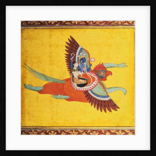 Vishnu and Lakshmi on Garuda by Anonymous