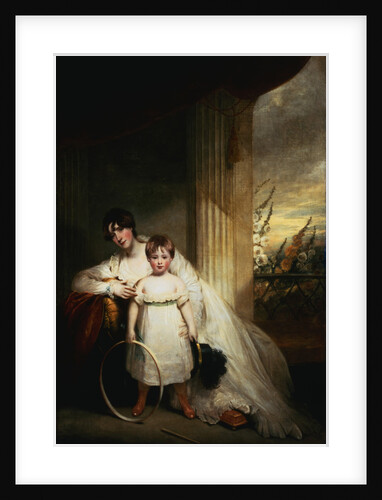 A Group Portrait of the Hon. Mrs. Grenfell and Her Son Pascoe St. Leger by John Hoppner