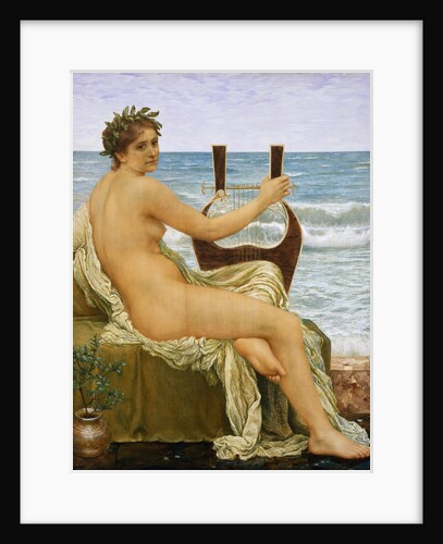 Lute Player by the Sea by Henry Holliday