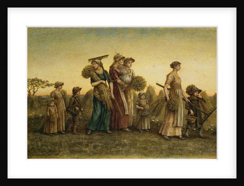 Gleaners Going Home by Kate Greenaway