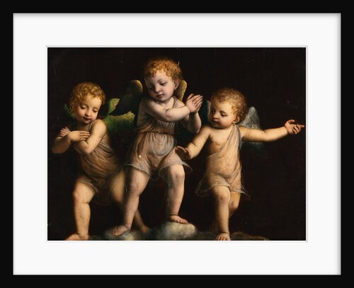 Three Cherubs by a Follower of Bernardino Luini by Anonymous