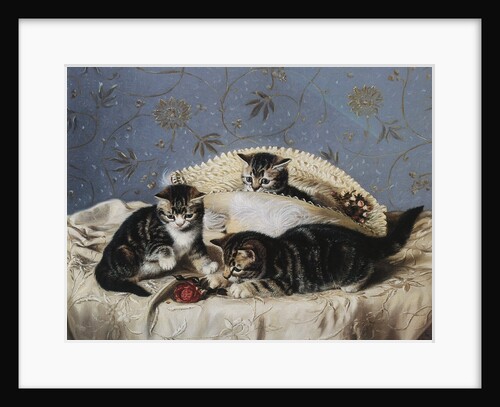 Kittens Up To Mischief by Horatio Henry Couldery