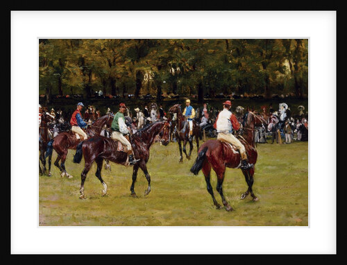 In the Paddock by Ruggero Panerai