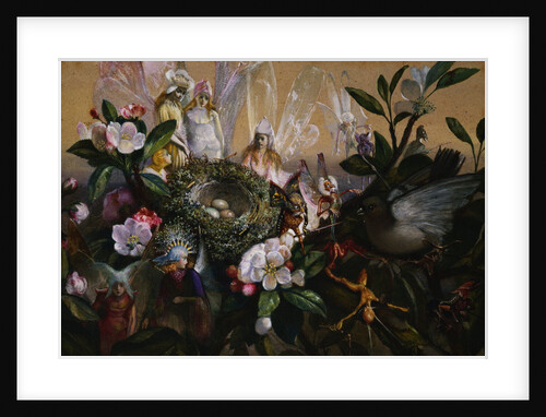 Fairies Round a Bird's Nest by John Anster Fitzgerald