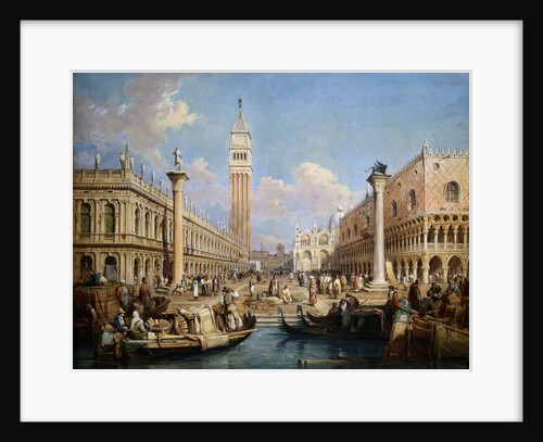 Piazzetta dal Molo, Venice by Samuel Prout