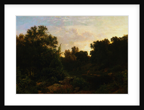 Woodland Scene with Pond by William Trost Richards