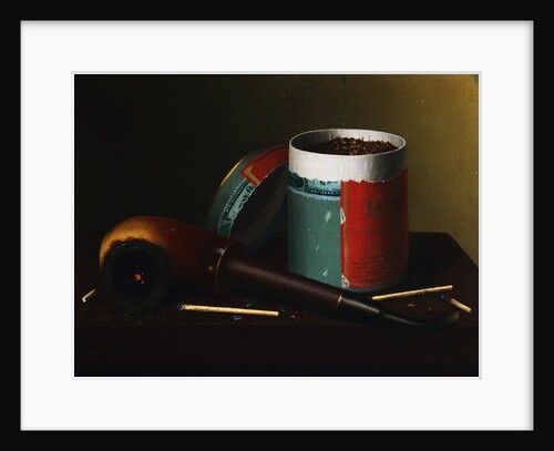 Still Life with Pipe by William Michael Harnett