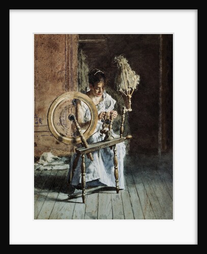 Spinning by Thomas Cowperthwait Eakins