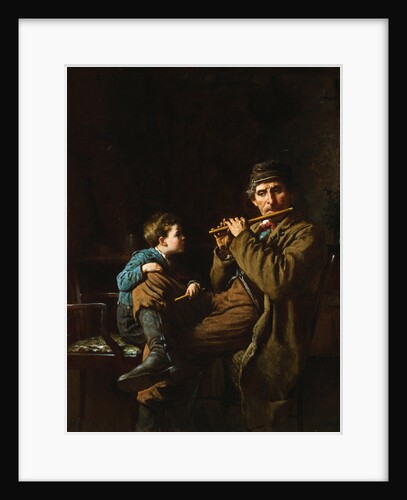 The Earnest Pupil by Eastman Johnson