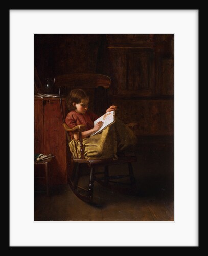 The Boston Rocker by Eastman Johnson