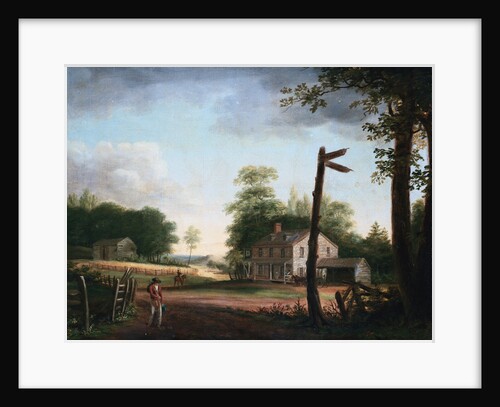 Wayside Inn on Route to Philadelphia by Thomas Birch