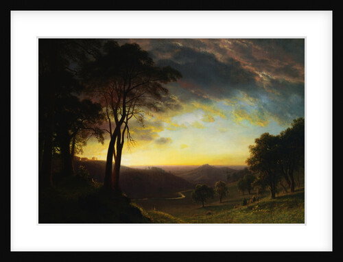 The Sacramento River Valley by Albert Bierstadt