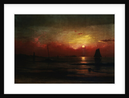 Harbor View At Sunset by Martin Johnson Heade