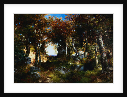 The Woodland Pool by Thomas Moran
