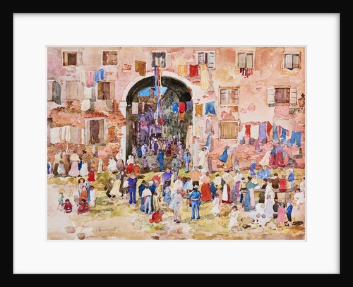 Venice: Riva Degli Schiavoni, Castello by Maurice Brazil Prendergast