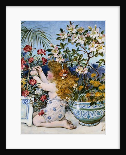 The Flower Girl by William Stephen Coleman