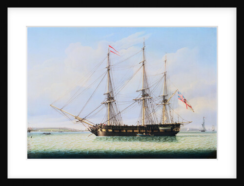 Sloop on the Mersey by Robert Salmon