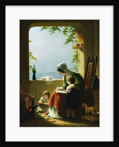 Mother's Lessons, Amalfi by Robert Walter Weir