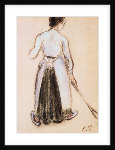 Etude pour Faneuses a Eragny by Camille Pissarro